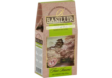 BASILUR SPRING TEA zaļā tēja 100G kartona 4 Seasons