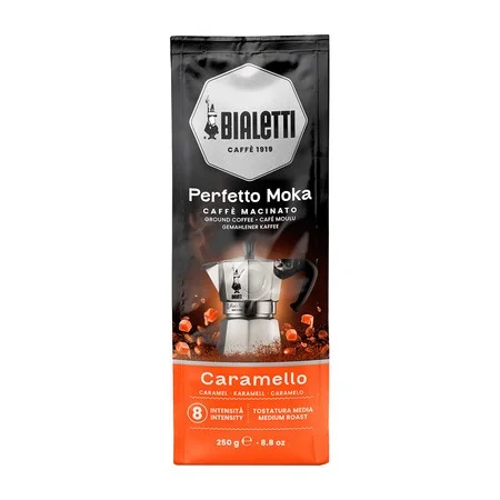 Ароматизированный молотый кофе Bialetti Perfetto Moka Caramello 250g