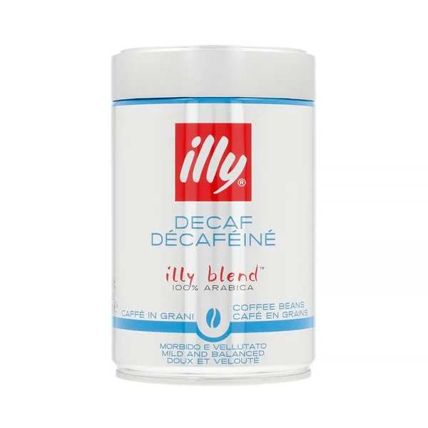 Кофе в зернах Illy Espresso Decaffeinato 250g без кофеина