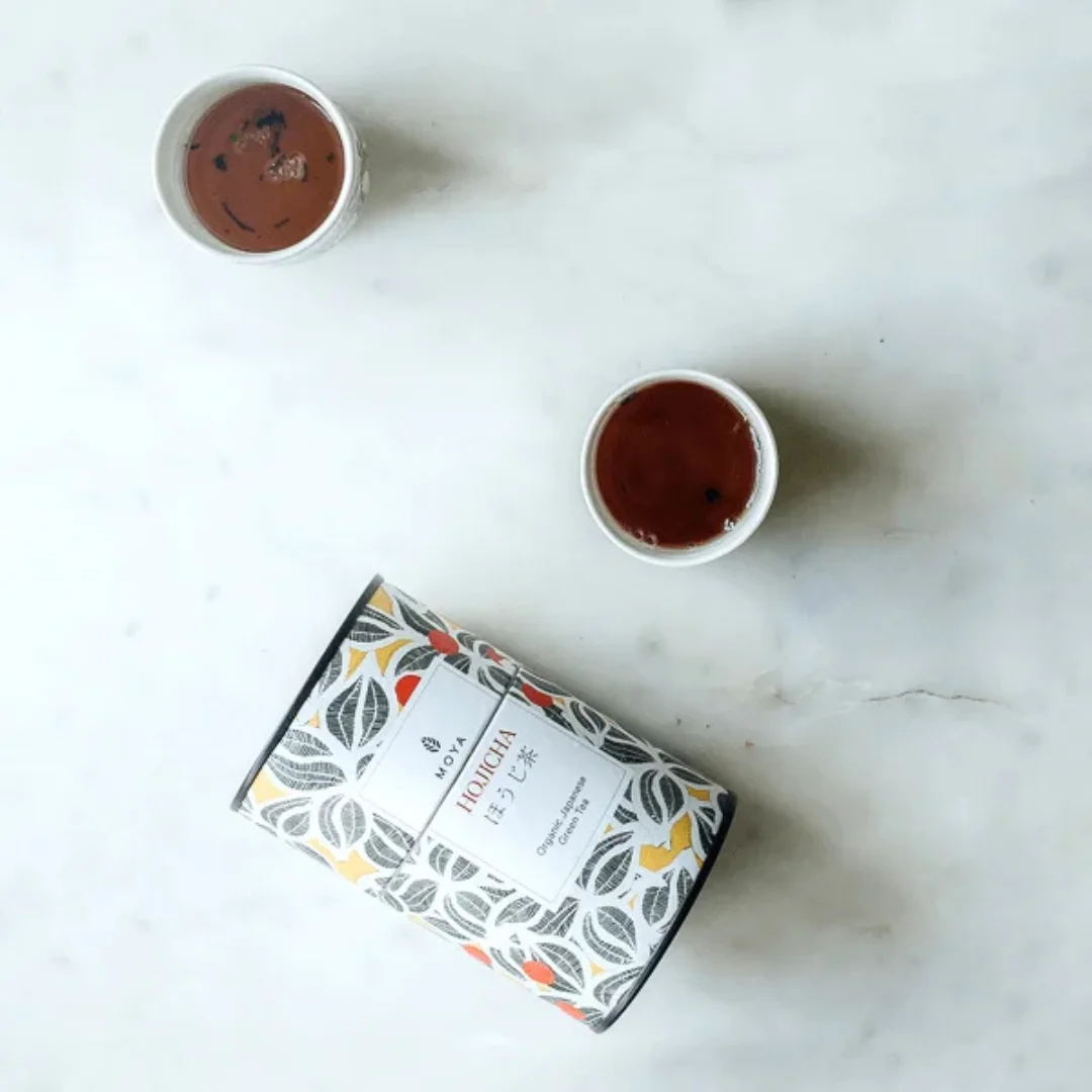 Японский листовой зеленый чай ходзича Moya Hojicha 60 г