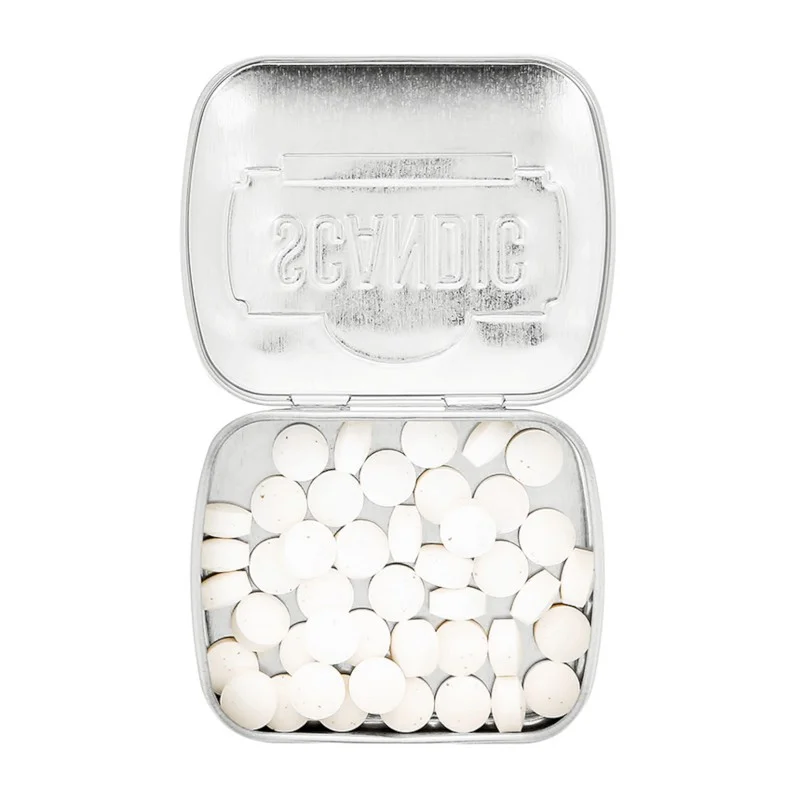 Cukuru nesaturošas pastilas Scandic Fresh zemeņu 14g (metāla iepak)