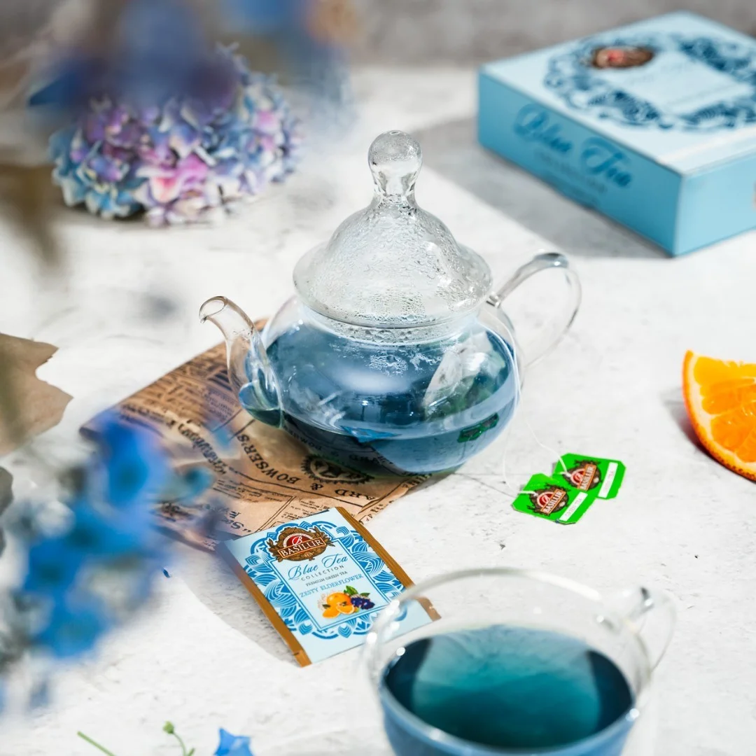 BLUE TEA Assorted Zaļā tēja 40 paciņas x1.2g Basilur