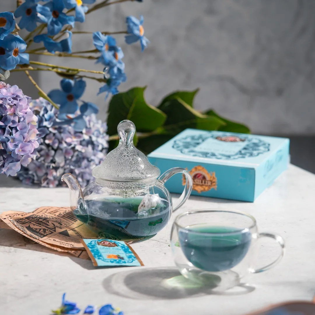 BLUE TEA Assorted Zaļā tēja 40 paciņas x1.2g Basilur