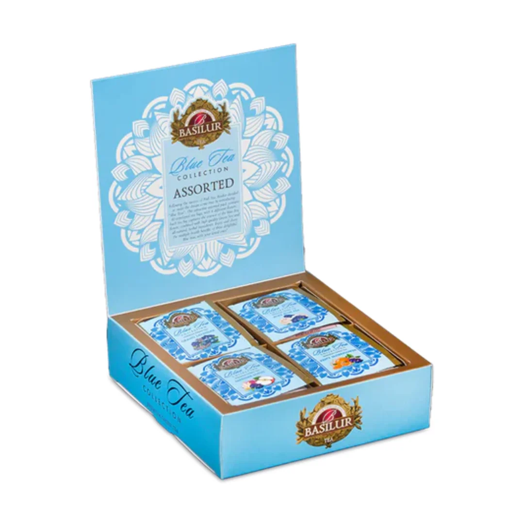 BLUE TEA Assorted Zaļā tēja 40 paciņas x1.2g Basilur