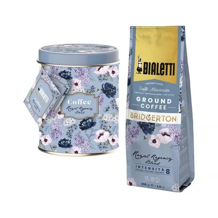 Maltā kafija Bridžertons Bialetti Bridgerton Royal Regency Blend Espresso 250g skārda