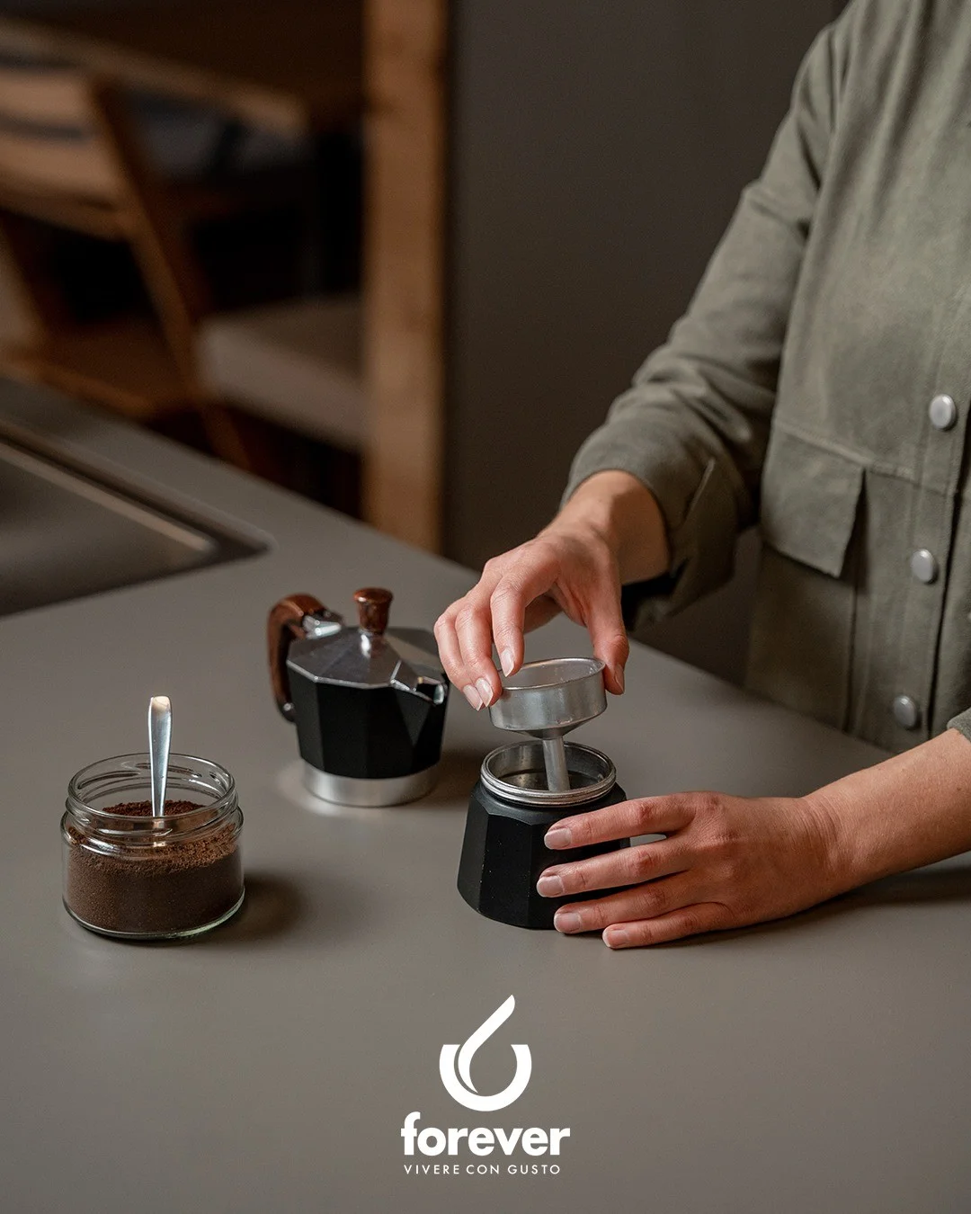 Forever Moka Prestige Radica kafijas kanna 6 tases/400 ml