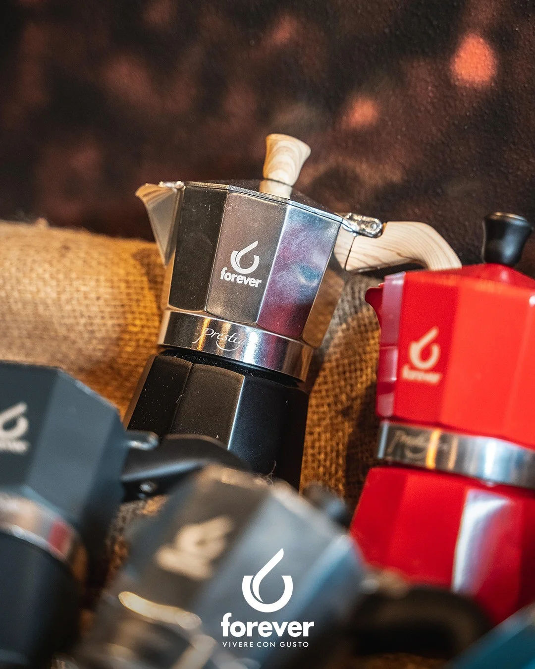 Forever Moka Woody kafijas kanna 6 tases/400 ml