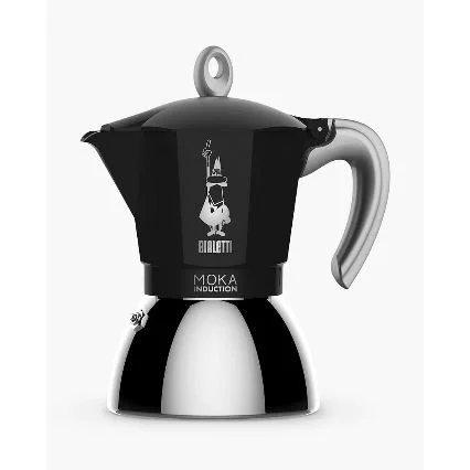 Bialetti Moka Induction 4 cup 160ml кофеварка чёрный