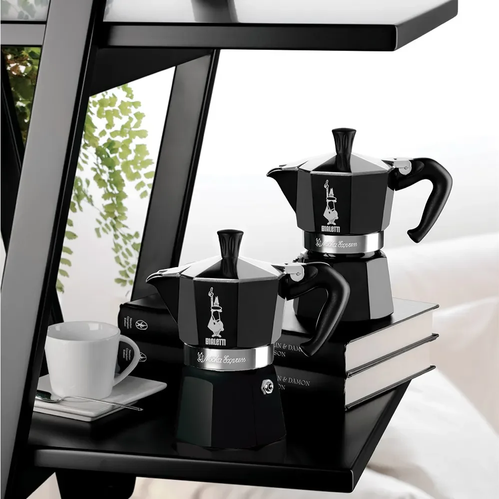 Bialetti Moka Express 3 cup 130ml kafijas aparats melns