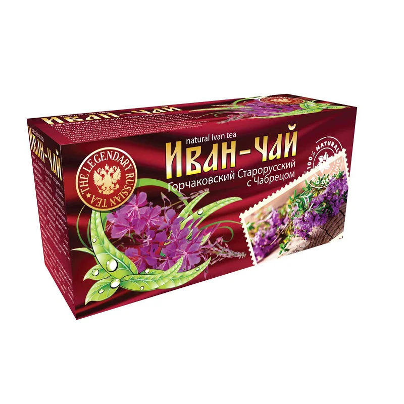 Ivan-tēja "Gorčakovskis" veckrievu, ar timiānu 20 maisiņi pa 1,5 g