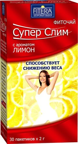 Супер Cлим фиточай с лимоном N30 x 2 г
