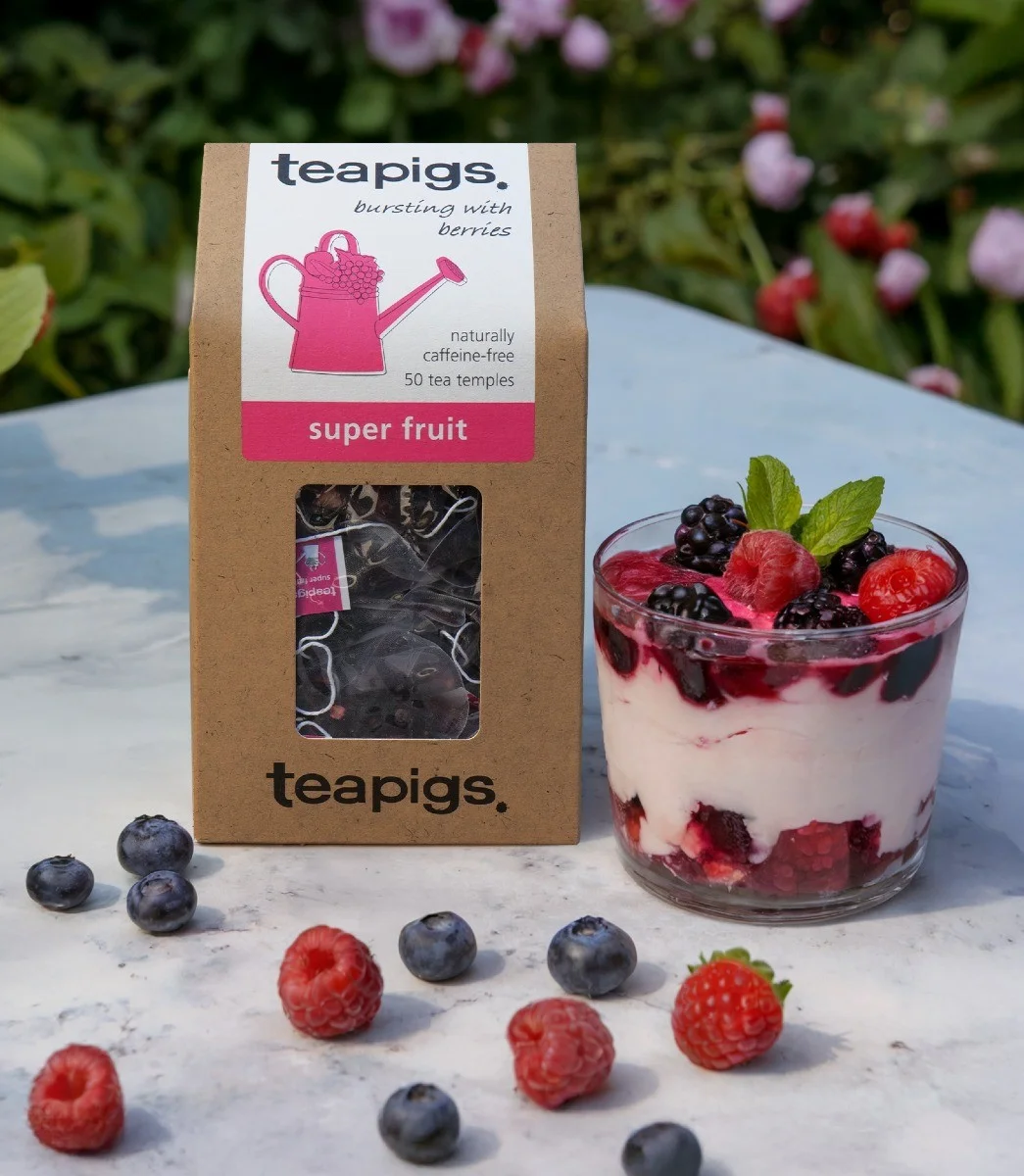 Teapigs Super Fruit pyramid augļu tēja piramīda maisiņā 15gab.