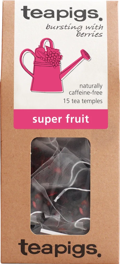 Teapigs Super Fruit pyramid фруктовый чай в пирамидке 15шт