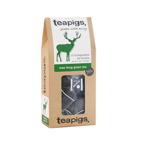 Teapigs Mao Feng pyramid зеленый чай в пирамидке 15шт.