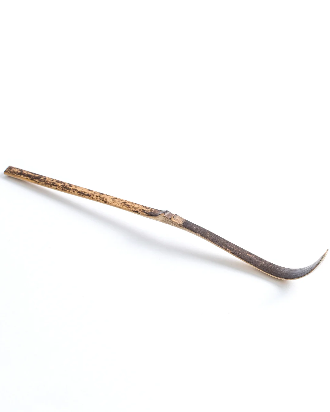 Тёмная Бамбуковая ложка для чая матча (chashaku) MOYA