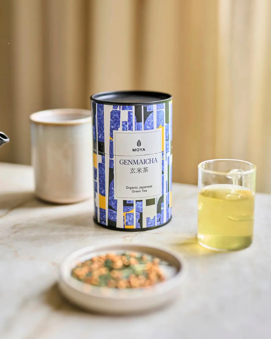 Moya Genmaicha japāņu beramā zaļā tēja 60g Bio