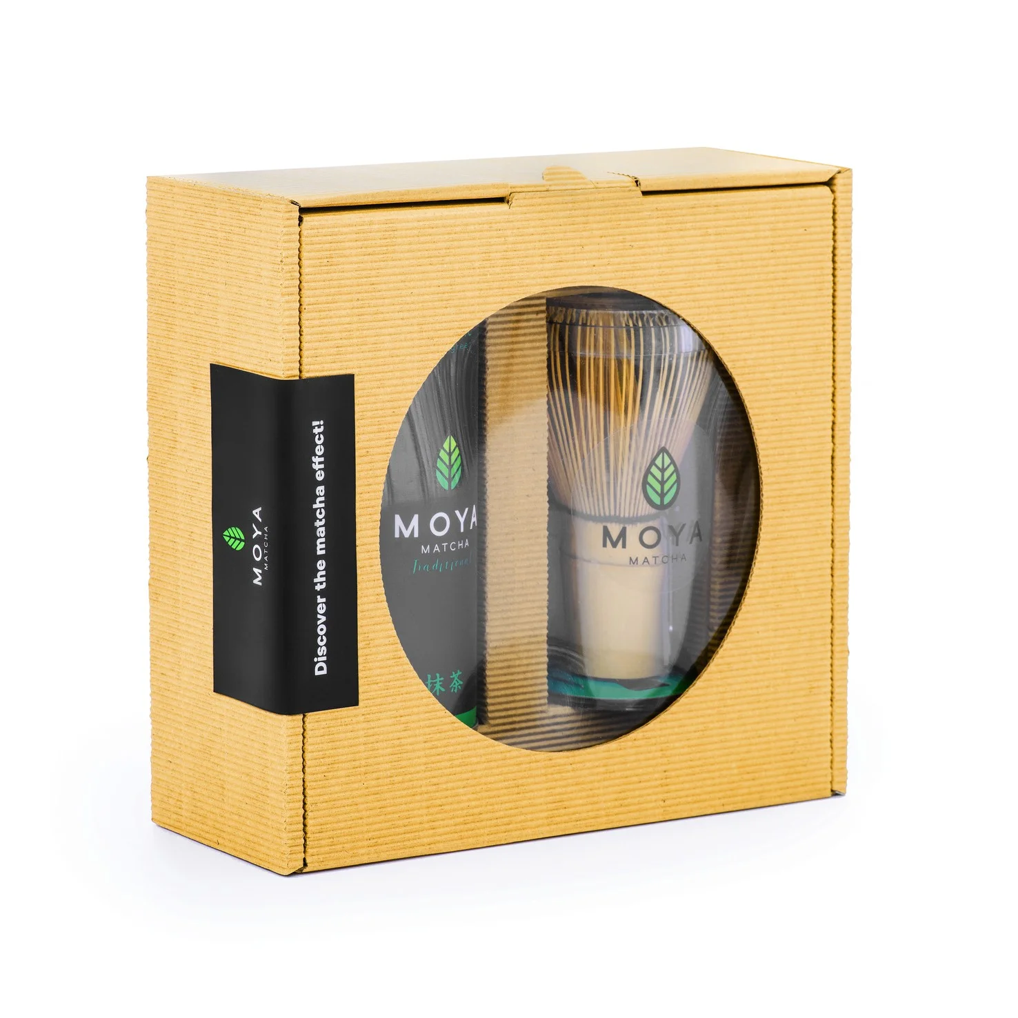 Moya Tradicionāla Matča un chasen (putojamā slotiņa) komplekts