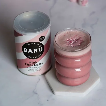 BARÚ - Rozā Čai Latte pulveris 250g
