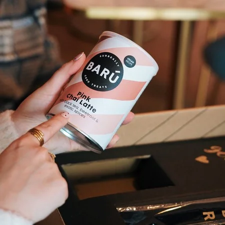 BARÚ - Rozā Čai Latte pulveris 250g