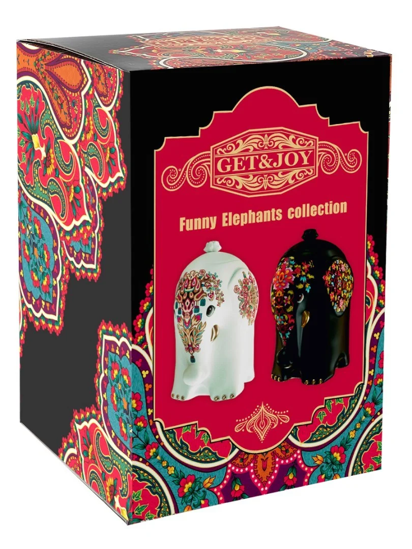 Melnā tēja keramikas burciņā - Baltais zilonis, 50 g