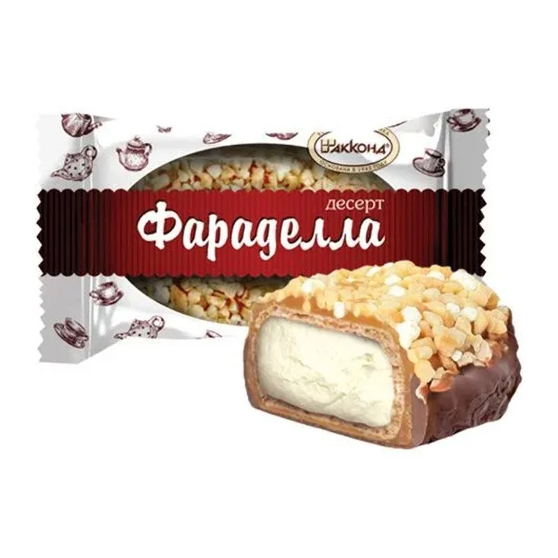 Vafeļu deserts "AKKOND" "FARADELLA" ar krēmveida krējuma pildījumu 500 g