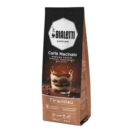 Bialetti - Caffe Macinato Tiramisu Espresso 250г молотый ароматизированный кофе