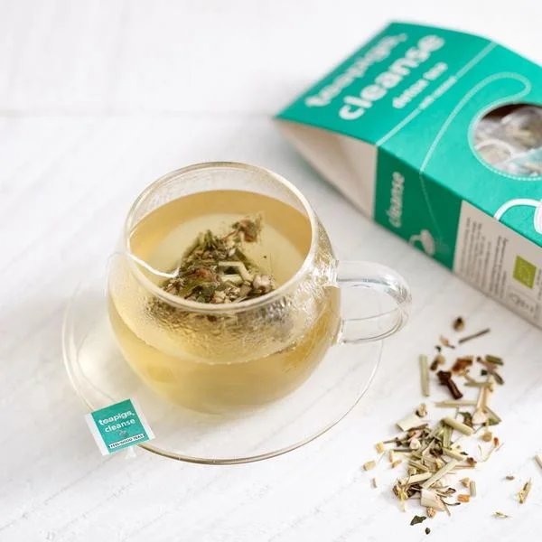 Teapigs Clean N Green Detox zaļā tēja piramīda maisiņā 15gab.