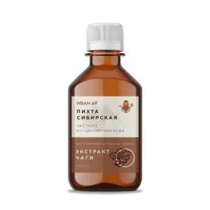 Экстракт пихты сибирской концентрированный (с экстрактом чаги), 200мл Иван Да