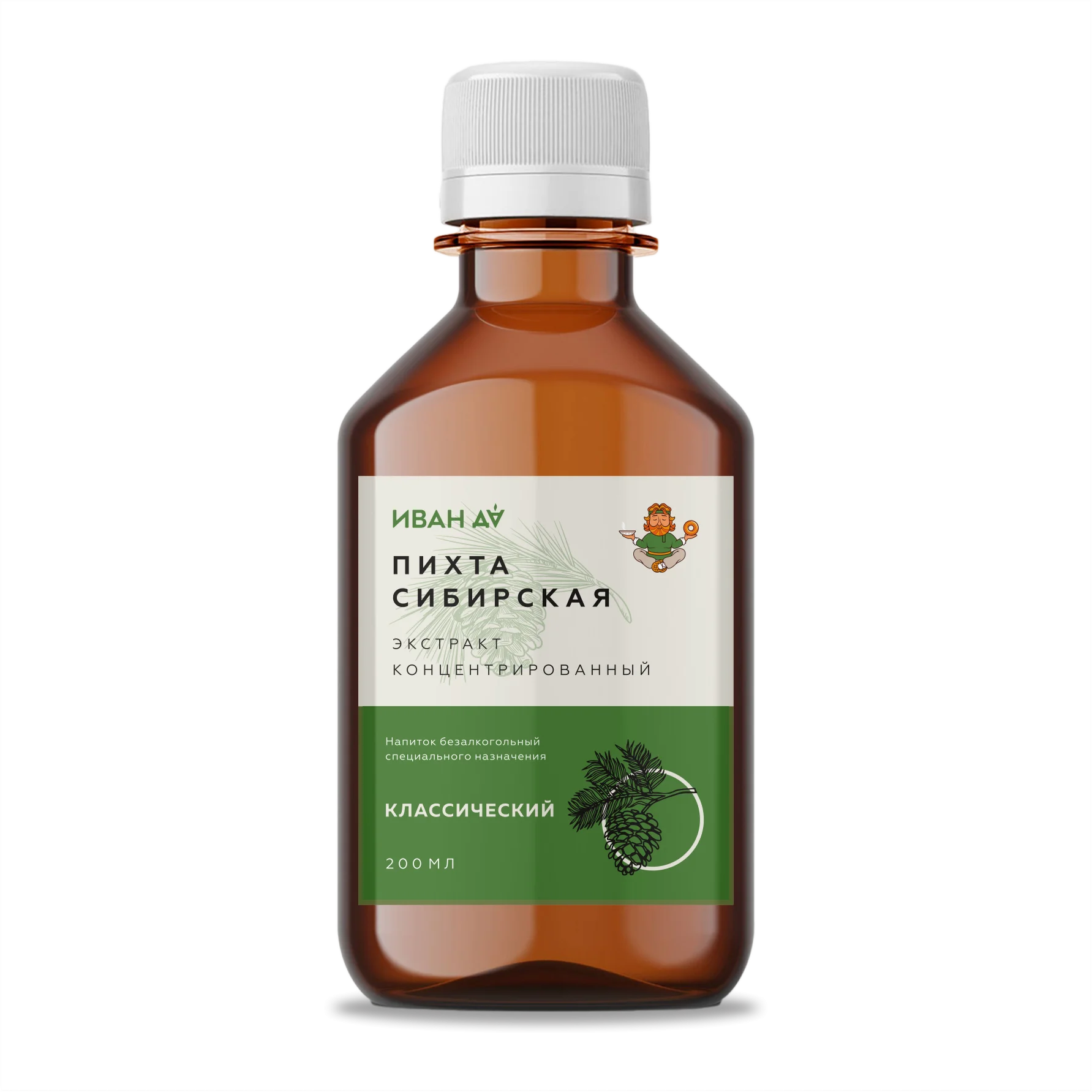 Экстракт пихты сибирской концентрированный (классический), 200мл Иван Да