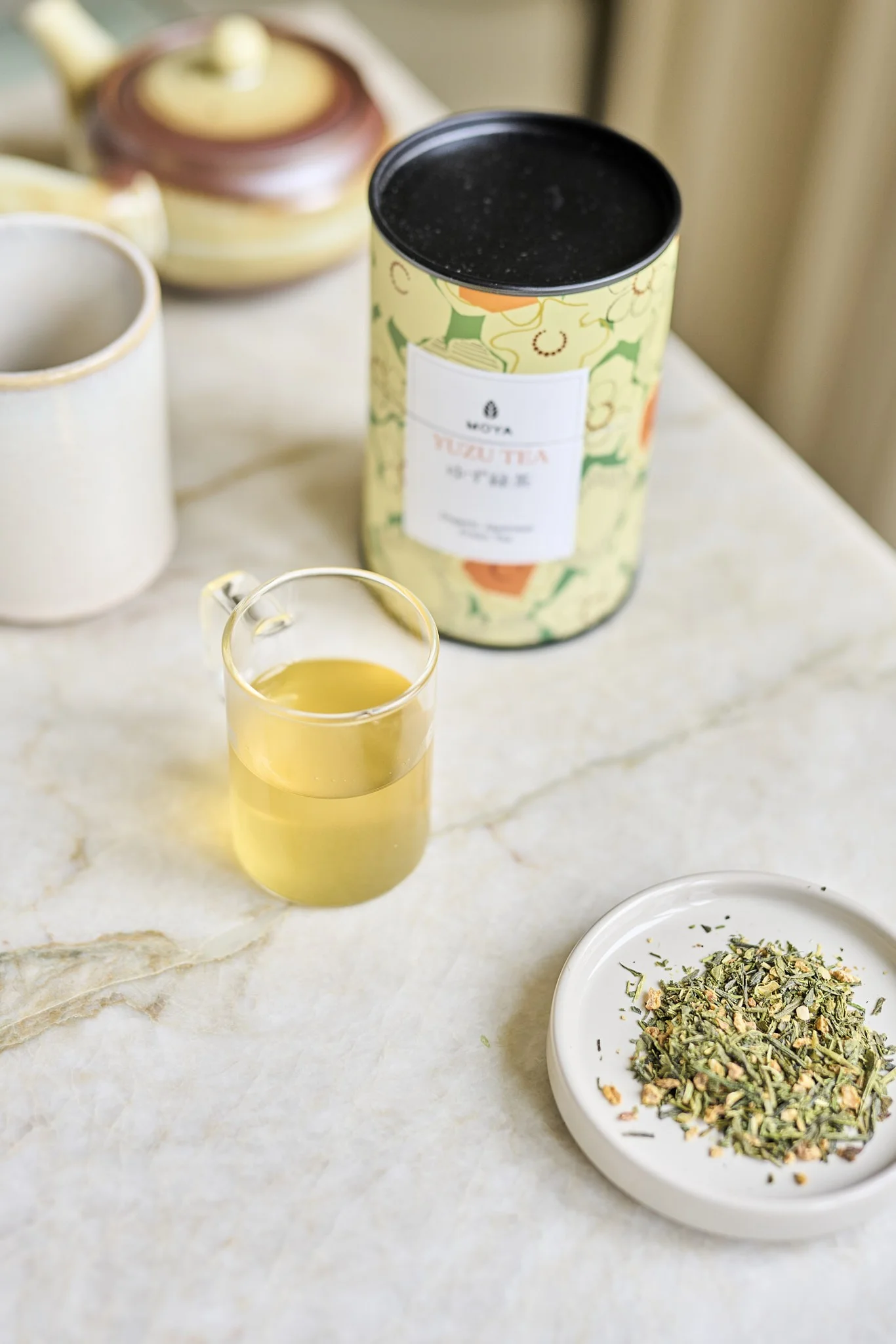 Moya Yuzu japāņu beramā zaļā tēja 60g Bio