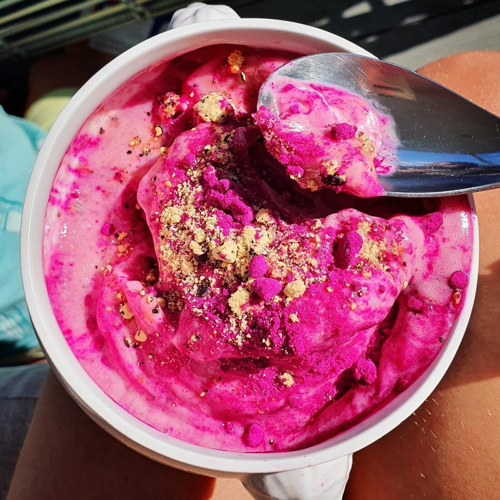 BIO Liofilizēts pitajas pulveris 100g Rozā matča