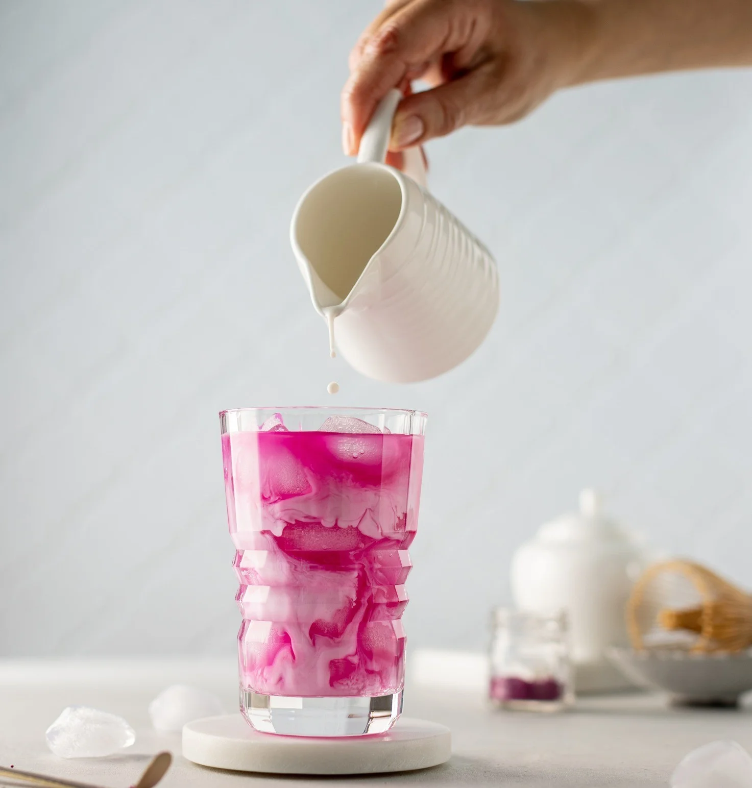 BIO Liofilizēts pitajas pulveris 100g Rozā matča