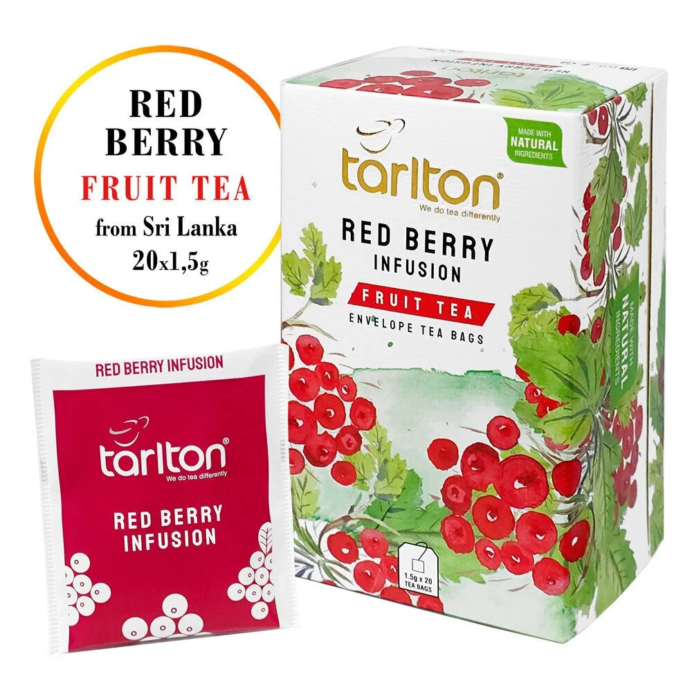 Augļu tēja Sarkanās Ogas, Tarlton Red Berry, 1,5gx20