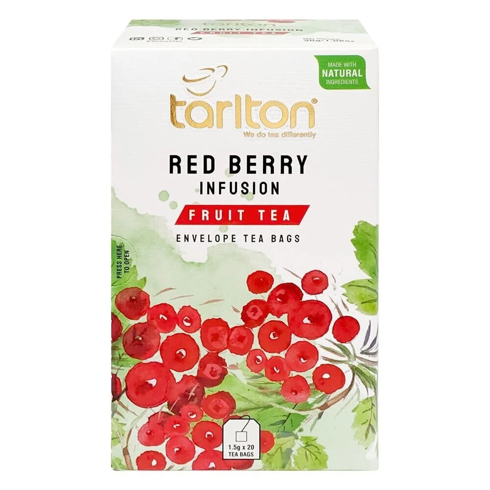 Augļu tēja Sarkanās Ogas, Tarlton Red Berry, 1,5gx20