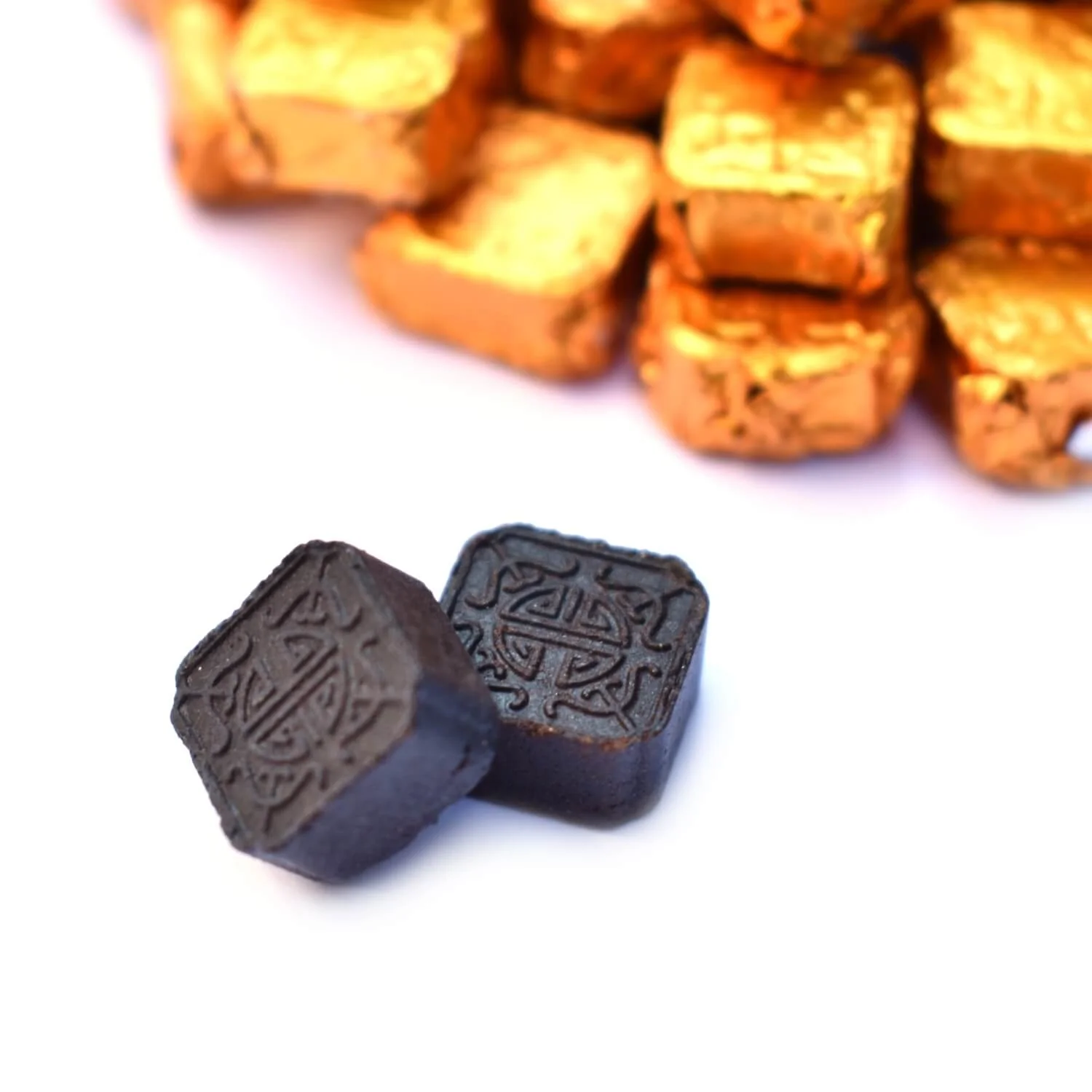 Pitser "Zīmoga" Cha Gao Shu Nogatavinātas Pueras Sveķi 10gab. komplekts T.Ar