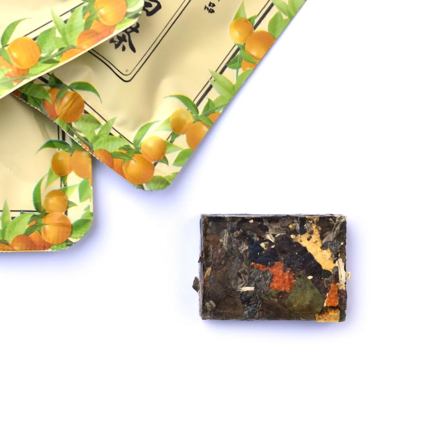 Chen Pi Bai Cha 50g presēta baltā tēja ar mandarīna miziņu T.Ar