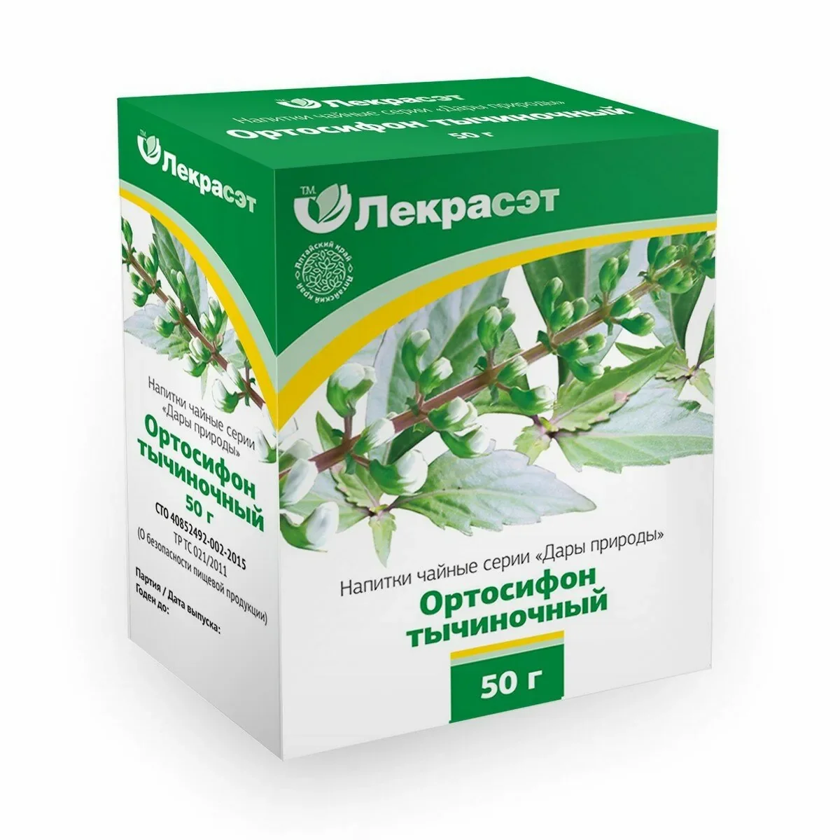Ортосифон тычиночный листья 50гр Лекрасэт почечный чай