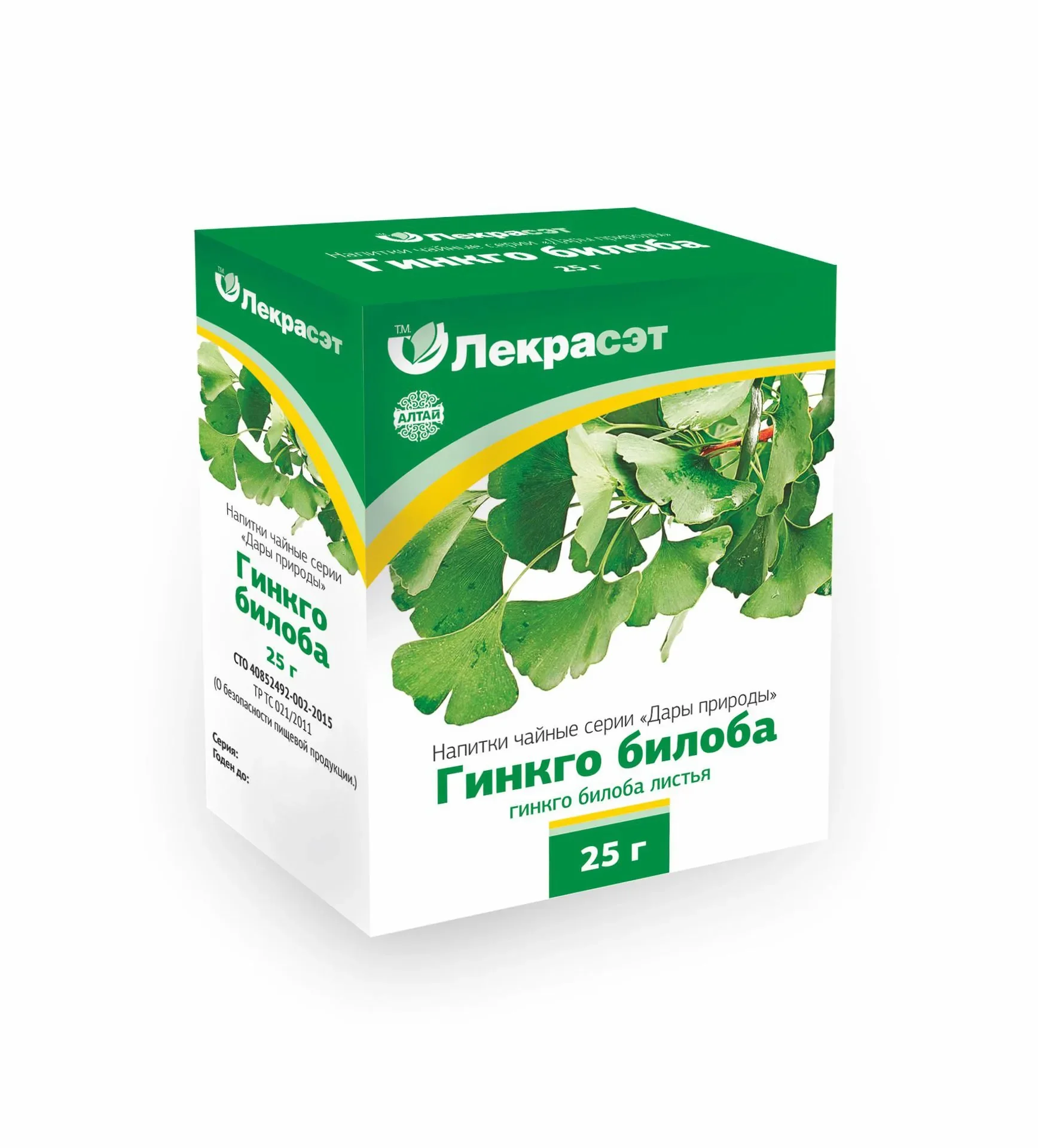Гинкго билоба листья, 25 г Лекра-Сэт