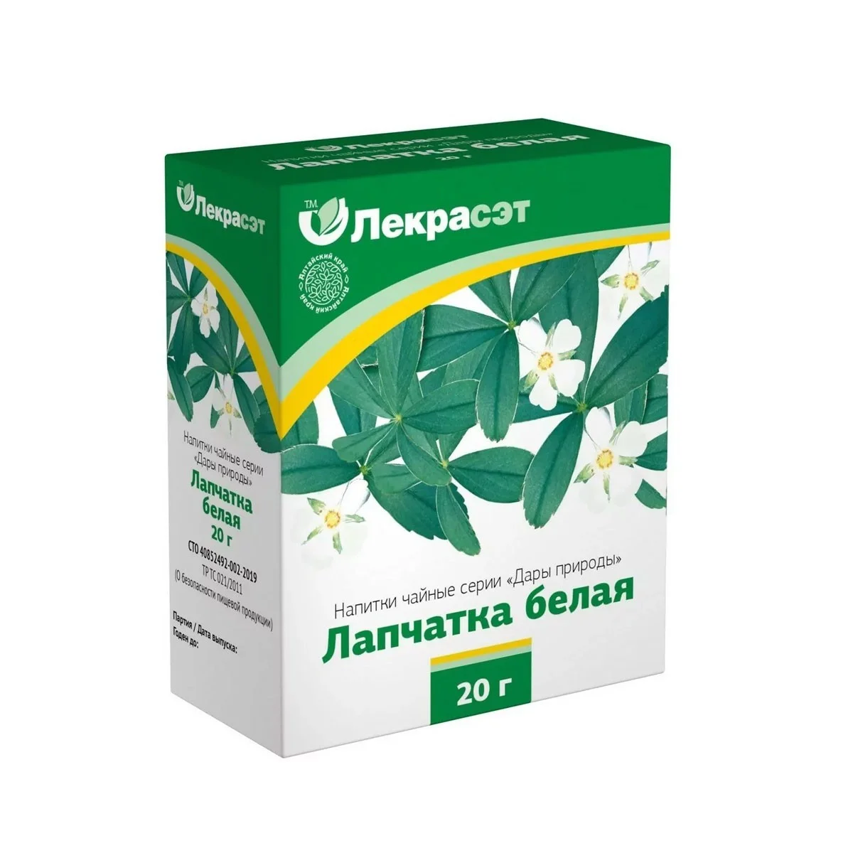 Лапчатка белая 20г корни, Лекра-Сэт