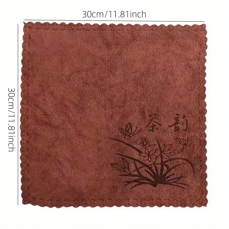 Absorbējošs audums, augstas klases biezs tējas dvieļu galdauts ķīniešu tējas ceremonijai