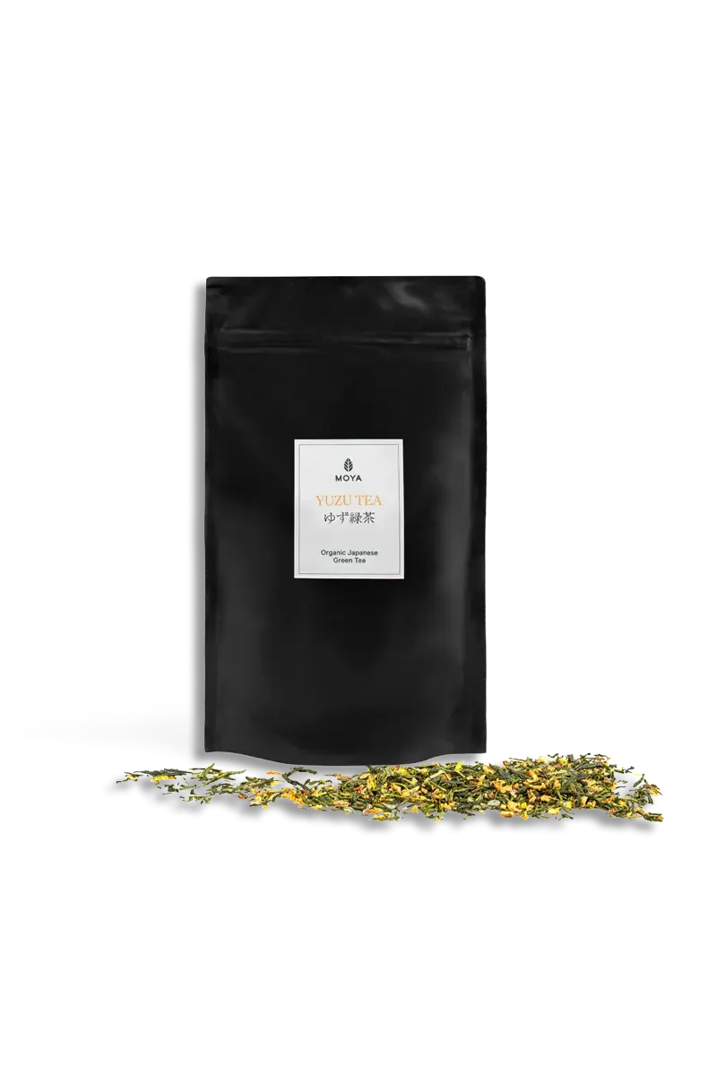 Японский листовой зеленый чай Moya Yuzu 100 г БИО