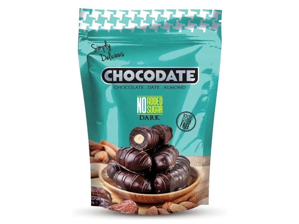 DUBAI Chocodate – финики в шоколаде с миндалем, без добавления сахара, 90 г