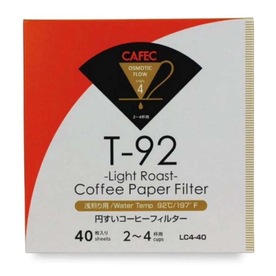 Фильтры бумажные Cafec Light Roast размер 02, 40 шт.