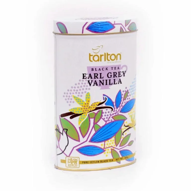 Черный чай Earl Grey Vanilla, Tarlton, 100г