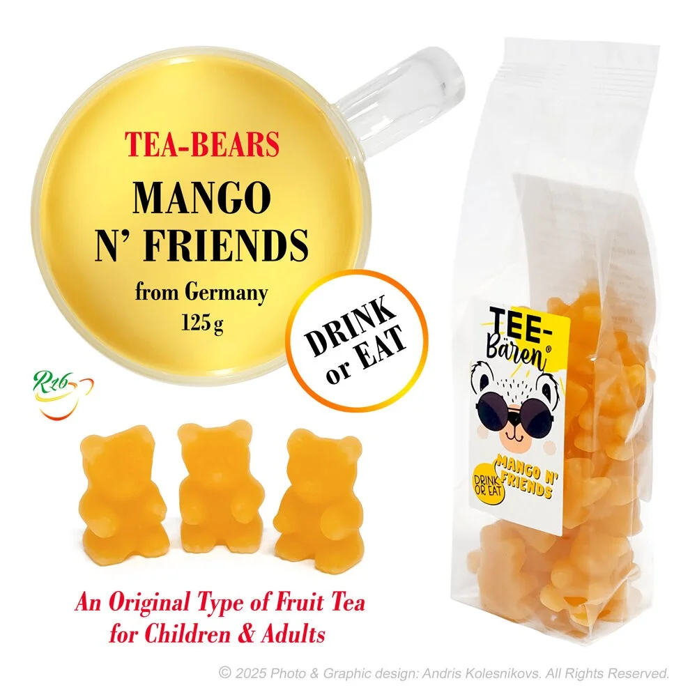 Augļu Tējas Lācīši - Mango N' Friends, 125 g