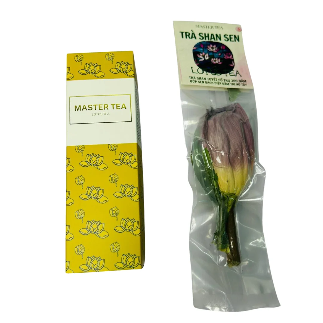 Зеленый чай в цветке лотоса «Древнее дерево» 80 г Вьетнам