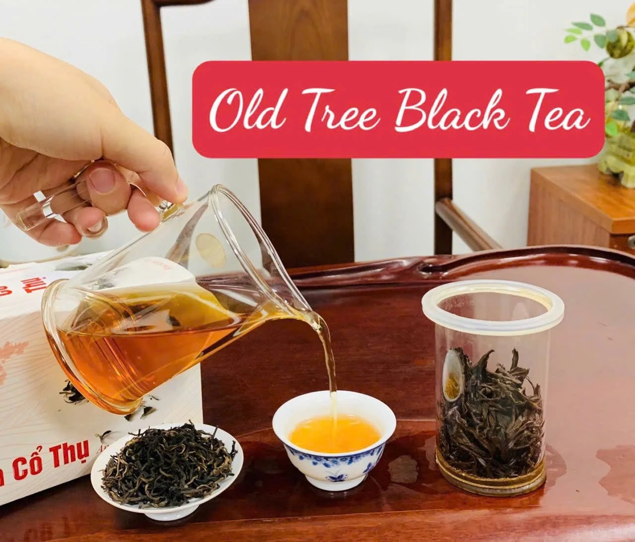 Vjetnamas seno koku melnā tēja 150 g Van Phong Tea