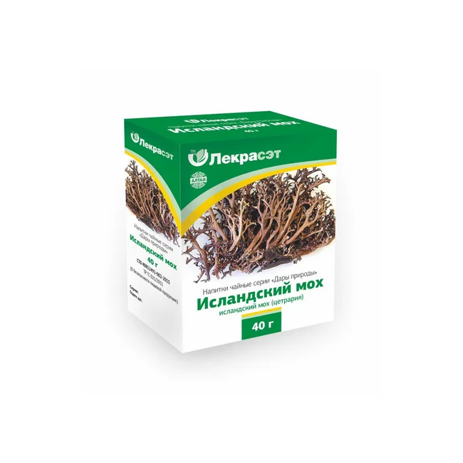 Исландский мох (ЦЕТРАРИЯ) 40 г ЛЕКРАСЭТ
