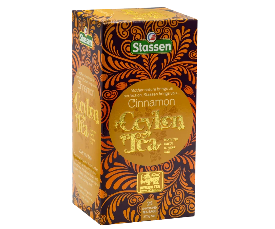 Stassen Cinnamon черный чай с корицей 25 пакетиков
