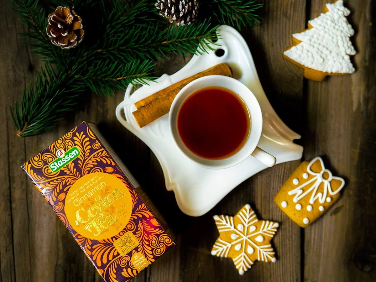 Stassen Cinnamon melna tēja ar kanēli 25 tējas maisiņi